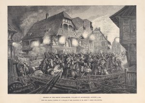 Anklagen for den niende kuirassier, landsbyen Morsbronn, 6. august 1870, 1874-1900. af Georges Léon Alfred Perrichon
