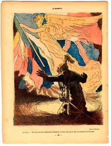 Bajonetten, satirisk i farver af Georges Meunier