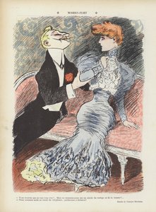 Moderne flirt. Illustration til Le Rire