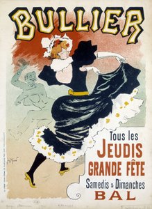 Plakat "Bullier"" til prom - pub i slutningen af det 19. århundrede af Georges Meunier