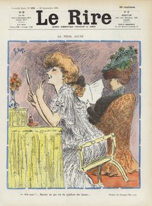 Den gule fare. Illustration til Le Rire