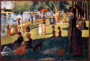 En søndag eftermiddag på øen La Grande Jatte, 1884-1886