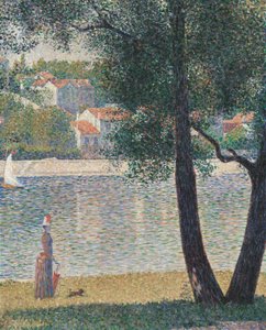 Seinen i Courbevoie, 1885. af Georges Pierre Seurat