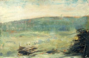 Landskab ved Saint-Ouen, 1878 eller 1879. af Georges Pierre Seurat