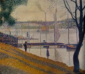 Courbevoie-broen, 1886