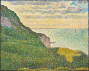 Havlandskab ved Port-en-Bessin, Normandiet, 1888. af Georges Pierre Seurat