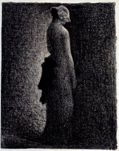 The Black Knot Blyanttegning af Georges Seurat (1859-1891) Omkring 1882 Dim. 0,31 x 0,23 m Paris. Orsay Museum