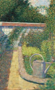 Vandkanden - Have ved Le Raincy, ca. 1883. af Georges Pierre Seurat