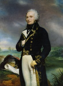 Portræt af Viscount Alexandre-Francois-Marie de Beauharnais (1760-94) efter et maleri af J. Guerin