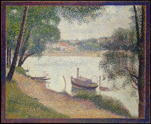 Gråvejr, Grande Jatte af Georges Seurat
