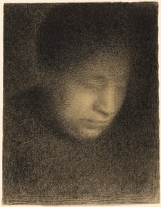 Madame Seurat, kunstnerens mor (Madame Seurat, mère) af Georges Seurat