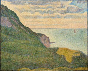 Havlandskab ved Port-en-Bessin, Normandiet af Georges Seurat