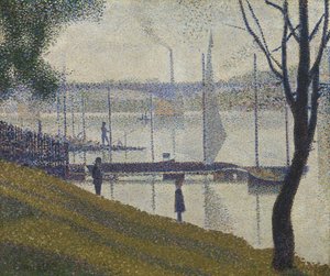 Broen ved Courbevoie, 1886-87 af Georges Seurat