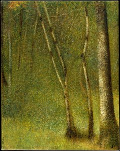 Skoven ved Pontaubert af Georges Seurat