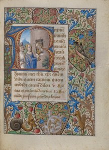 Initial R: Sankt Avia i fængslet modtager kommunion fra Jomfru Maria