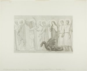 Den hellige Genevièves pastorale liv (højre panel)