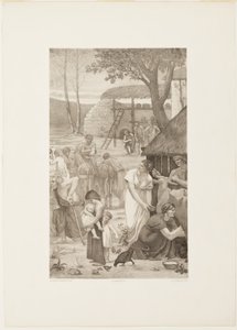 Den hellige Genevièves pastorale liv (højre panel)