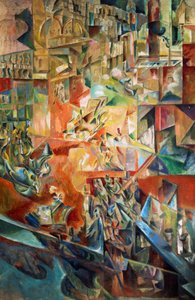 Metropolis, af Georges Yakoulov (1884-1928). Rusland, 20. århundrede. af Georges Yakoulov