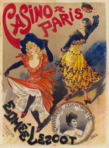 Kasino i Paris. Edmee Lescot, ca 1895-1900.