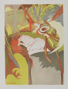 La Source du Mal, 1894 (farve litho på vævet papir)