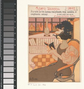 Nytårsønske fra Octave Uzanne for året 1897 af Georges de Feure