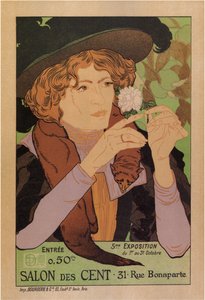 Salon of the Hundred Plakat, 1894