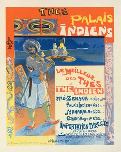 Te fra det indiske palads, ca. 1900.