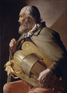 Blind gurdle-spiller. 1620-30 af Georges de La Tour