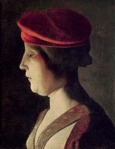 Hoved af en kvinde af Georges de La Tour