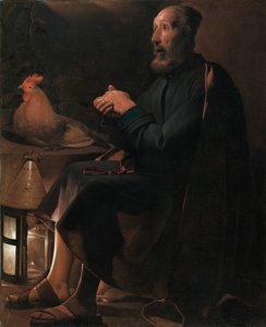 Sankt Peter angrende af Georges de La Tour