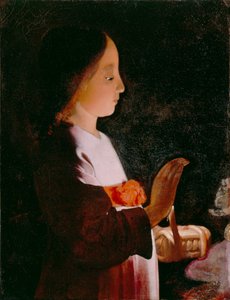 Ung jomfru Maria af Georges de La Tour