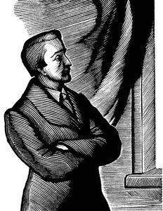 Heinrich Heine, tysk digter fra det 19. århundrede, 1934. af Georgi Yecheistov