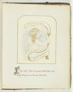 Uden titel [kerub med religiøs tekst], 185568.
