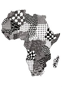 Afrika, 2015 (blæk på bristolplade)