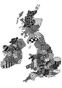 Storbritannien, 2015 (blæk på bristolplade)