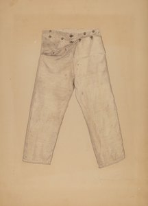 Hjemmespundne ridebukser af Georgine E. Mason