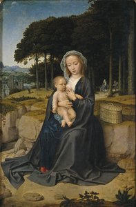 Hvil på flugten til Egypten, ca 1515 af Gerard David