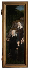 Højre panel af Kristi dåb, ca. 1502-08 (olie på panel) af Gerard David