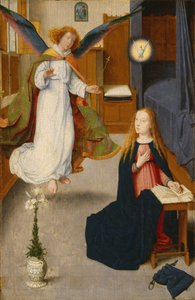 Bebudelsen, ca. 1490 (olie på egetræspanel) af Gerard David