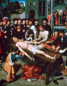 The Flaying of Sisamnes, detalje, 1498
