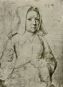 Ung kvinde, slutningen af det 15.-begyndelsen af det 16. århundrede, 1908. af Gerard David
