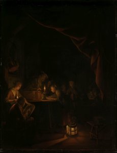 Natskolen af Gerrit Dou