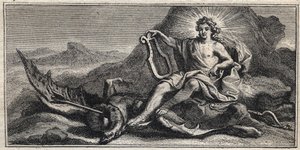 Apollo dræber Hydraen - Apollo terrassant l