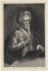 Portræt af Jacques Bénigne Bossuet af Gérard Edelinck