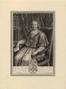 Portræt af Raimond Poisson af Gérard Edelinck