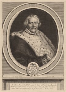 Remi Du Laura af Gerard Edelinck after Jacob van Oost II