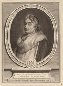 Nicolas de Blampignon af Gerard Edelinck after Joseph Vivien