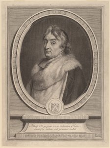 Nicolas de Blampignon af Gerard Edelinck after Joseph Vivien