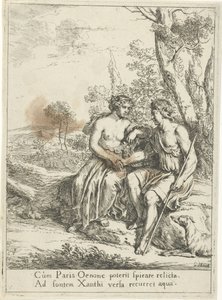 Paris i Oenone af Gerard Hoet (I)