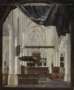 Interiør af Sint Gertrudiskerk i Bergen op Zoom